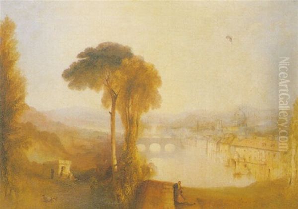 View Of Florence And The River Arno - view 1