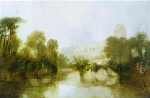 Landscape With View Of Warwick Castle - view 1