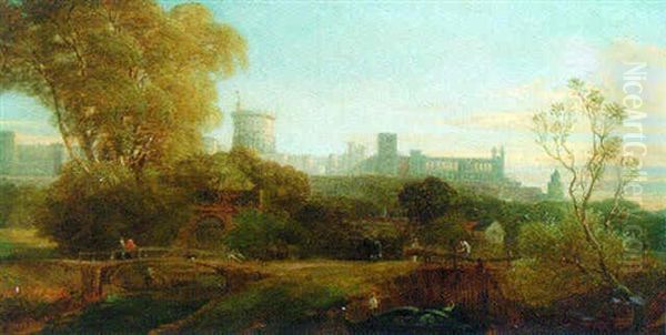 The North Front Of Windsor Castle - view 1
