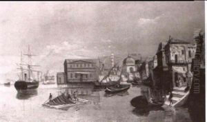 A North African Waterfront by James Baker Pyne