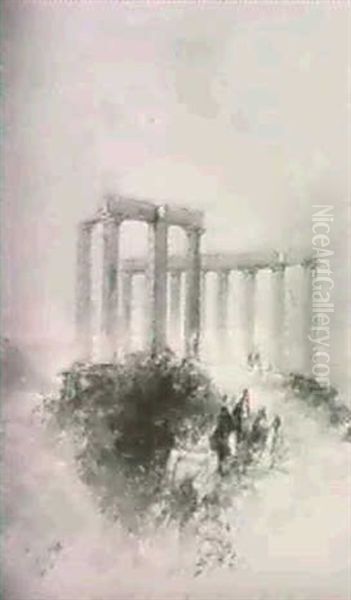 The Temple Of Minerva, Cape Sounium - view 1