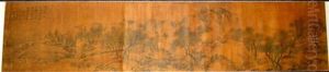 Qian Qing: Chinese Ink Painting On Satin Qian Qing: Chinese Ink Painting On Satin