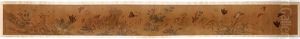 A Fine Handscroll With Butterflies And Insects A Fine Handscroll With Butterflies And Insects