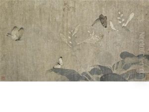 Butterflies In Flight by Qian Xuan