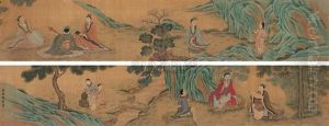 Seven Sages In The Bamboo Grove by Qian Xuan