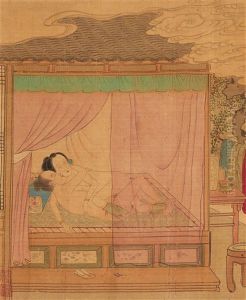 An Album With Eight Paintings On Loose Album Leaves Depicting Erotic Scenes by Qiu Ying