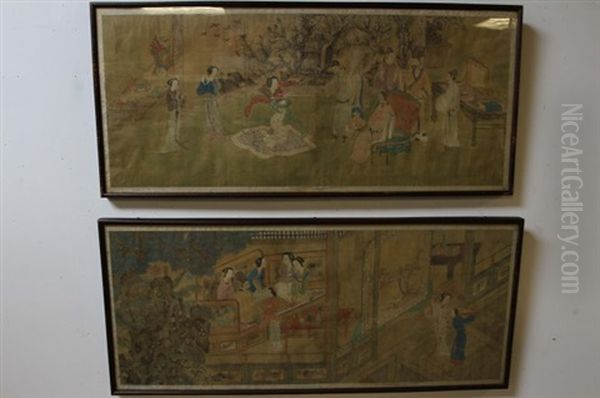 Chinese] 17th Century 2 Pieces Of Chinese Scroll - view 1
