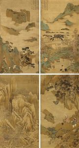 Landscapes by Qiu Ying