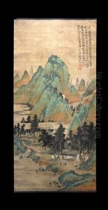 Chinese Landscape Painting by Qiu Ying