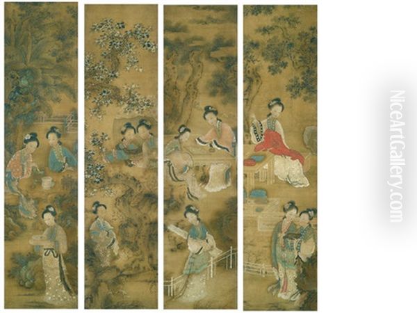 Beauties In A Garden (4 Works) - view 1