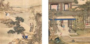 Figures (12 Works) by Qiu Ying