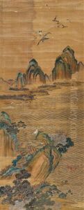 Landscape by Qiu Ying