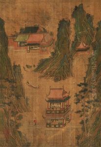 Landscape by Qiu Ying