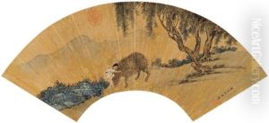Herding At Villow by Qiu Ying