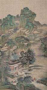 Landscape And Character by Qiu Ying