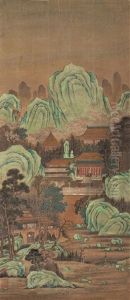 Landscape by Qiu Ying