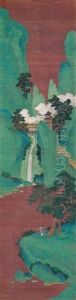 Admiring Waterfalls In Spring by Qiu Ying