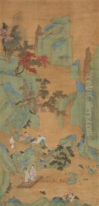 Landscape by Qiu Ying