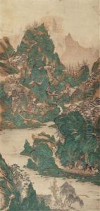 Landscape And Character by Qiu Ying