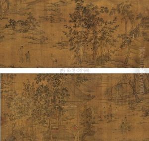 Landscape And Character by Qiu Ying