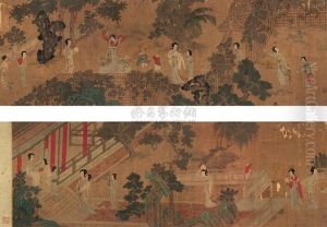 Landscape And Character by Qiu Ying