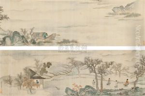 Landscape And Character by Qiu Ying