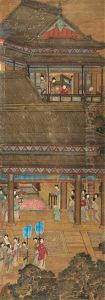 Landscape And Character by Qiu Ying