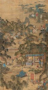 Landscape And Character by Qiu Ying