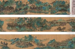 Ten Scenery Of Lu Mountains by Qiu Ying