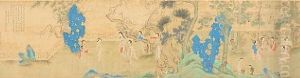 Ladies In Gardens Of The Four Seasons by Qiu Ying