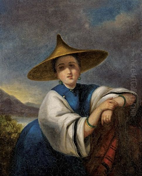 A Chinese Sampan Girl (after George Chinnery) - view 1