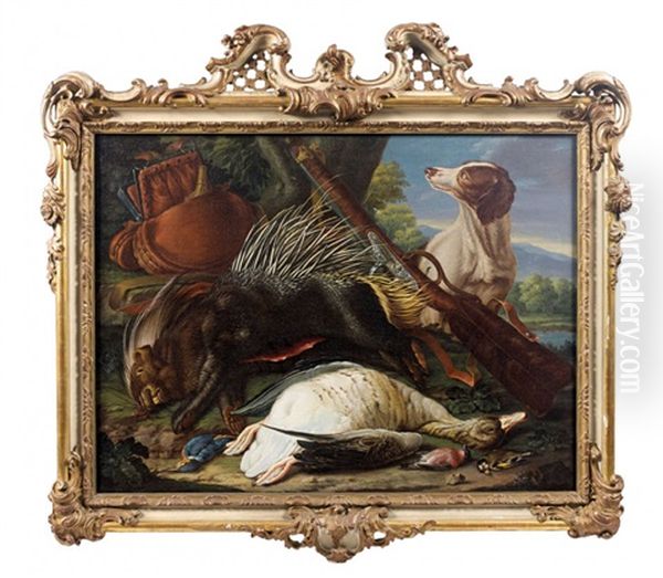 Les Fruits De La Chasse Et Les Fideles Compagnons - view 1