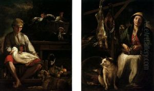 The Poultry Seller by Martin Ferdinand Quadal