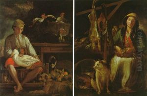 The Poultry Seller by Martin Ferdinand Quadal