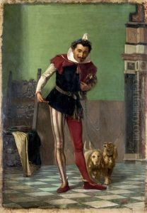 Giullare Con Cani (un Giullare)