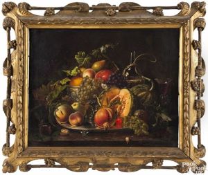 Still Life With Fruit by Carl Max Gerlach Quaedvlieg