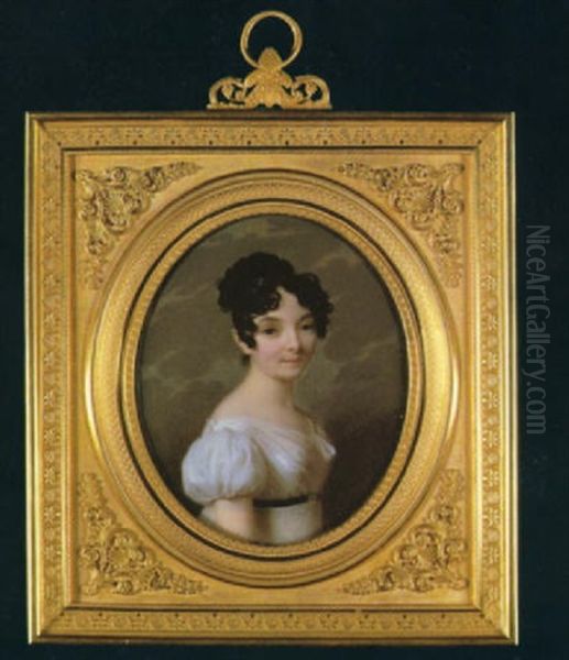 Portrait Of A Lady In White Dress - view 1