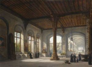 Refektorium Eines Nonnenklosters Refektorium Eines Nonnenklosters
