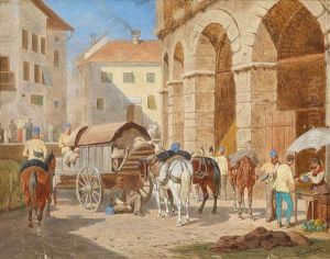 Rast Der Soldaten by Franz Quaglio