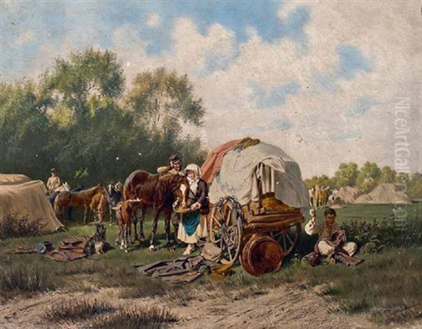 Reiter Vor Zigeunerlager - view 1