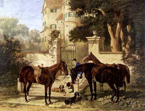 Ruhender Reiter - view 1