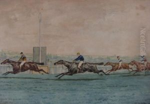 Grand Steeple-chase De Paris by Charles Bombled