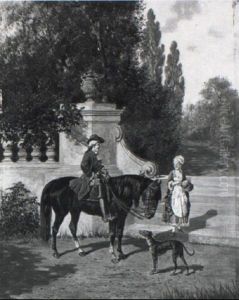Begegnung Im Park by Franz Quaglio