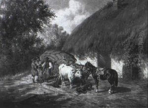 Mittagsrast Am Bauernhof Mittagsrast Am Bauernhof