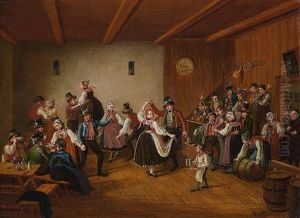 Bauernhochzeit by Lorenzo Quaglio