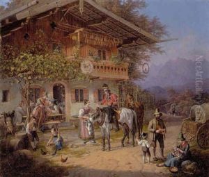 Vorm Wirtshaus