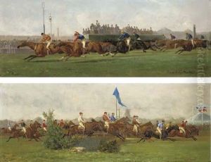 Grand Steeple-chase De Paris by Karel Frederik Bombled