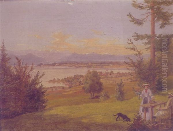 Paar Am Ufer Bei Tutzing - view 1