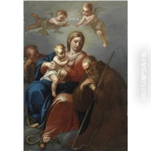 Madonna Col Bambino E San Francesco