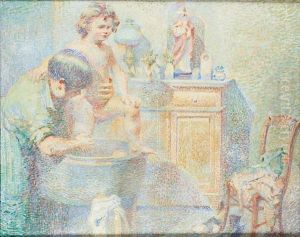 Le Bain Dans Le Tub by Henri Quantin